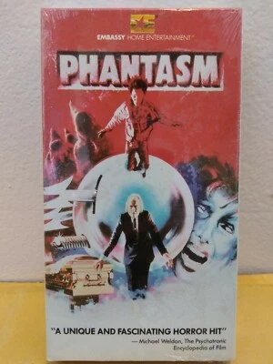 Phantasm VHS 1984 First Released Embassy Entertainment New Opened - Image 1 of 4