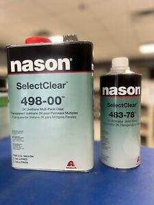 Nason SelectClear 498-00 2K activator 483-78 Urethane Multi-Panel Clearcoat Kit