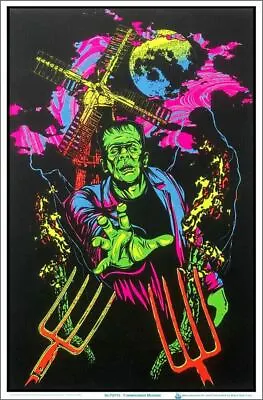 Frankenstein Monster Blacklight Poster 23  X 35  • 19.55$