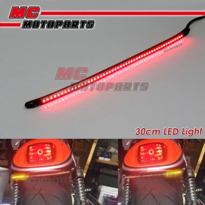 AMP-Z 30cm Smoke Integrated LED Tail Light bar Tube For Honda Motorcycles - Image 1 of 4