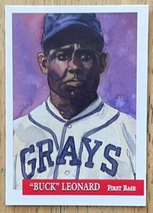 BUCK LEONARD, SUPER RARE ! 1992 "KRAFT" NEGRO LEAGUES COLLECTOR'S CARD, WOW ! - Picture 1 of 1
