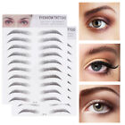2 Pcs 3d Eyebrow Stickers Miss Imitation Artificial Makeup Transfer