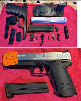 Lara Croft Tomb Raider Match USP Pistol Replica Prop - 3D printed Kit - 929 - Image 1 of 4