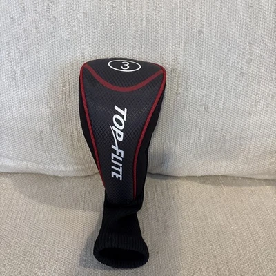 Cubierta de cabeza de golf Top Flite 3 de madera roja blanca gris Foto 1 de 2