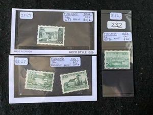 Finland 1958 SG 557b Mint Hinged, 1961 SG 553 & 557 M/H ,1964 SG 677 MNH (232) - Picture 1 of 1
