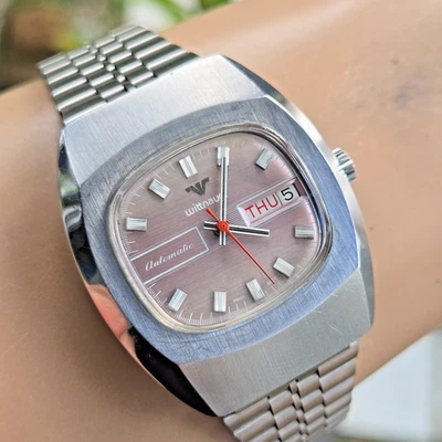 Reloj Automático Hombre WITTNAUER Vintage Día/Fecha D11AB SUIZO AÑOS 70 Foto 1 de 4