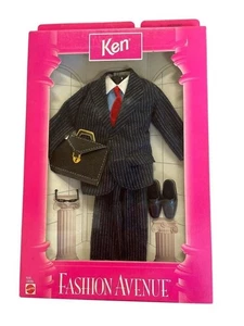 Ken Fashion Avenue Pinstripe Suit Set New In Box - Picture 1 of 2