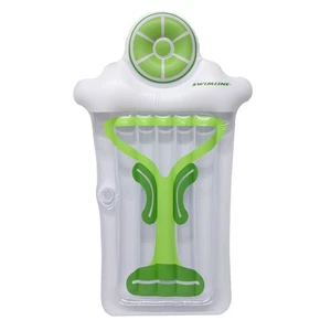 Balsa flotante piscina inflable mate Swim Central 76IN verde blanco Margarita - Imagen 1 de 3