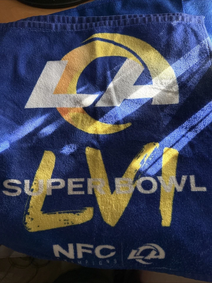 Toalla de rally LA Rams Super Bowl LVI NFC Champs Foto 1 de 1