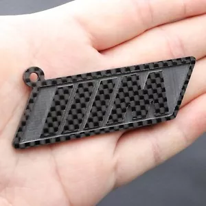 BMW M POWER 100% Carbon Fiber Automobile motorcycle Keychain Keyring gifts - Picture 1 of 16
