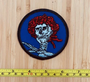Grateful Dead Crown of Roses Patch RARE  Rock Band Music  NOS Vintage 60's - Picture 1 of 2