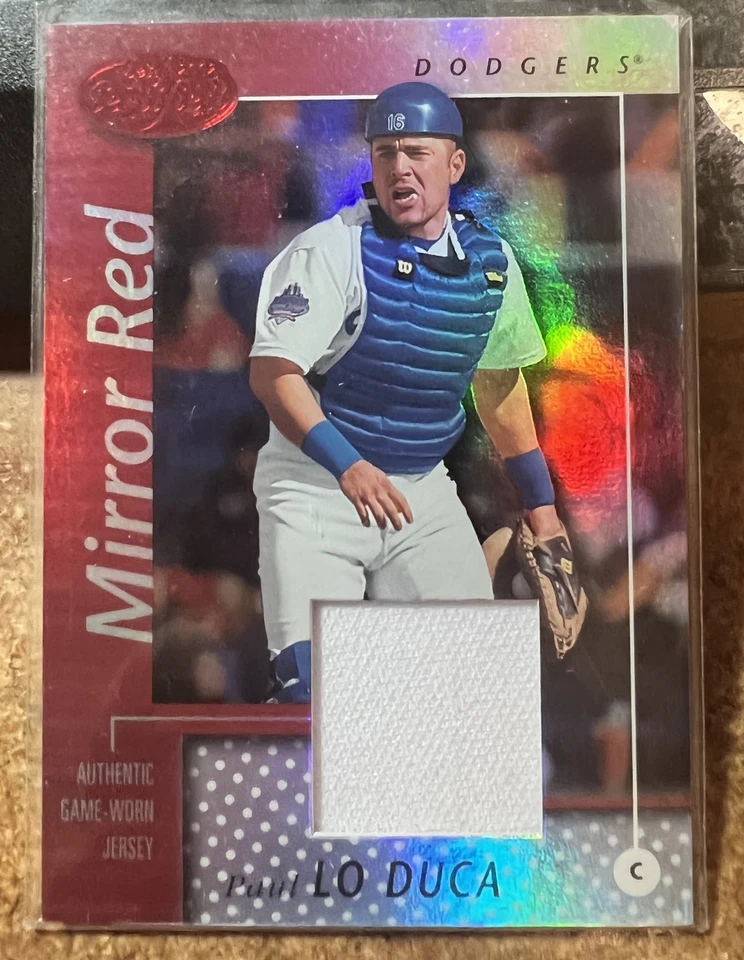 2002 Leaf Certified Mirror Red #39 Paul LoDuca Jersey Card /150  - Image 1 of 1