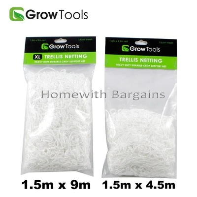 GROWTOOLS Rete Traliccio Rampicante Supporto Piante Rete Scrog Idroponica Taglia Lge o XL