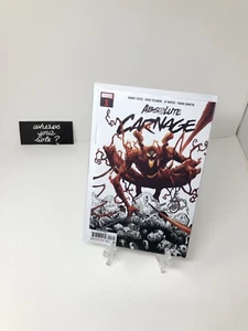 Absolute Carnage #1 Donny Cates Ryan Stegman firmato COA 2 Ptg Board fumetto Marvel - Foto 1 di 16