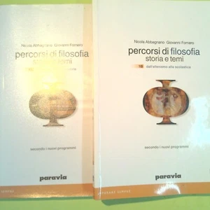 PERCORSI DI FILOSOFIA STORIA E TEMI 1A+1B ABBAGNANO FORNERO PEARSON - Imagen 1 de 1