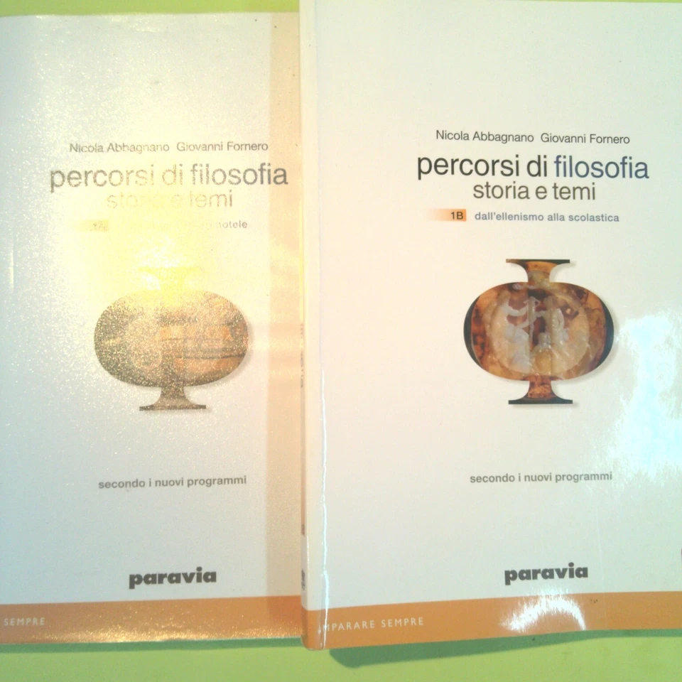 PERCORSI DI FILOSOFIA STORIA E TEMI 1A+1B ABBAGNANO FORNERO PEARSON - Immagine 1 di 1