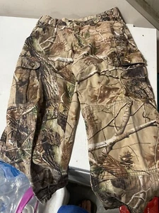 Game Winner Camo Camouflage Hunting Cargo Pants Boys Size 10 - Picture 1 of 9