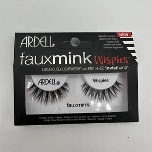 1 Pack Ardell Fauxmink Wispies Luxuriously Lightweight Invisiband - Picture 1 of 3