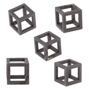 5-Piece Aquarium Decoration Cave Ceramic Cubic Hideout Fish House Shrimp Hide - Picture 1 of 11