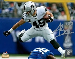 Alec Ingold Autographed Las Vegas Raiders 8x10 Photo COA Signed Oakland NYG - Picture 1 of 3