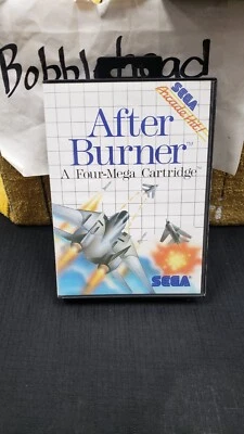 CIB AFTER BURNER SEGA MASTER SYSTEM VIDEO GAME COMPLETE IN BOX - Image 1 of 4