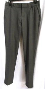 Banana Republic Womens Gray Martin Fit Regular SZ 2 Polyester/Wool Pants VGUC - Picture 1 of 6