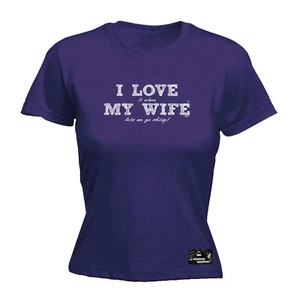 Winter Sports Pm I Love It When My Wife Lets Me G - Womens T Shirt Funny T-Shirt - Picture 1 of 8