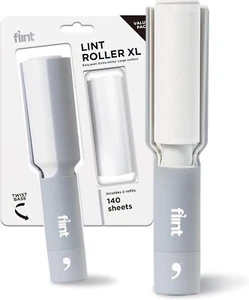 Retractable lint & pet hair roller, 140 sticky sheets, refillable - Picture 1 of 8