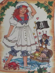 BUTTERICK 3335 Girls MOLLIE MAKEBELIEVE Dress Pantaloons & Hat PATTERN 2-3-4 UC - Picture 1 of 4