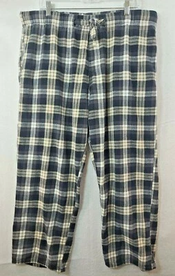 Мужские большие серые клетчатые пижамные фланелевые брюки Old Navy  - Изображение 1 из 4