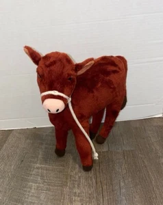 American Girl Doll Caroline Calf Cow Pet Garnet 2012 RETIRED - Picture 1 of 3