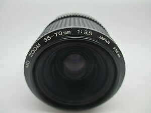 "Mint" Minolta MD Zoom 35-70mm f/3.5 MACRO MF Lens for SLR DSLR Minolta MD mount
