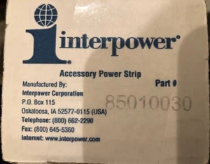 Interpower 85010030 8-Position Accessory Power Strip NEW IN BOX! - Picture 1 of 1