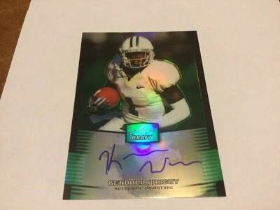 2012 Leaf Metal Draft Kendall Wright Rookie Auto RC #3/10 Arkansas Razorback - Image 1 of 3