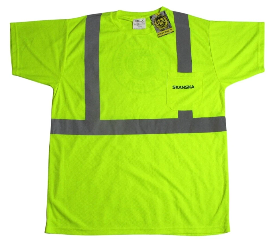 OCCUNOMIX LUX-SSETP2B-YXL T-Shirt Mens 3XL Yellow
