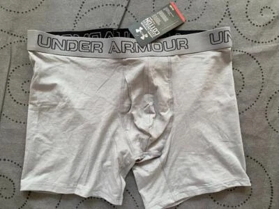 UNDER ARMOUR CHARGED COTTON BOXERJOCK BRIEF UNDERWEAR 6" SIZE 5XL MEN NWT $$$$ - Image 1 of 2