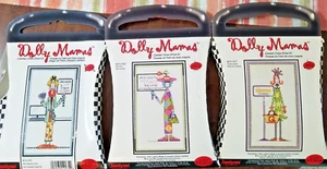 lot 3 kit Janlynn Dolly Mamas DRAMA QUEEN WILD OATS WHO NEEDS A LIFE CrossStitch - Picture 1 of 7