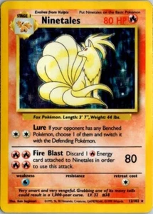Ninetales 012/102 1999 Base Set Unlimited Holo Rare MP - Bild 1 von 3
