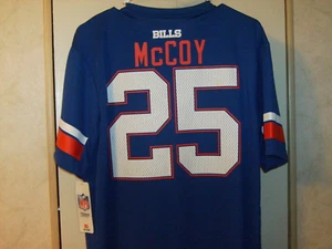 NFL;RETIRED LESEAN McCOY#25 COOL POLY JERSEY BUFFALO BILLS MEN'S NWT CHOICE SZ. - Picture 1 of 9