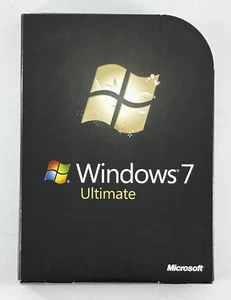 Microsoft Windows 7 Ultimate Retail DVD 32/64 Bit Original PC Software Install Bo - Bild 1 von 2