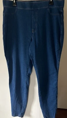 No Nonsense Clásico XXL Denim Elástico con Bolsillos Traseros Leggings Pantalones Foto 1 de 4