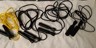 Lote de 4 cuerdas de salto de velocidad Everlast Ever Last cuerda de salto Foto 1 de 4
