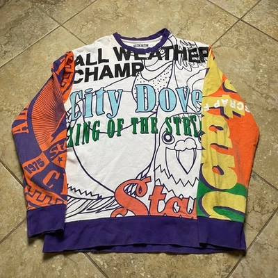 Staple Pigeon Crewneck Sweatshirt Graphic Print Streetwear All Weather M - Image 1 of 4