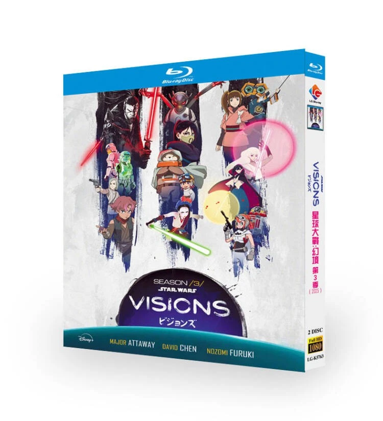 Star Wars: Visions Season 3 (2025)BD Animation 2-Disc All Region New Box Set