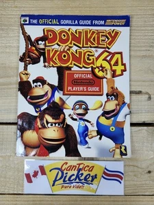 Donkey Kong 64 Official Players Guide Nintendo Power w World Map N64 Strategy - Bild 1 von 11