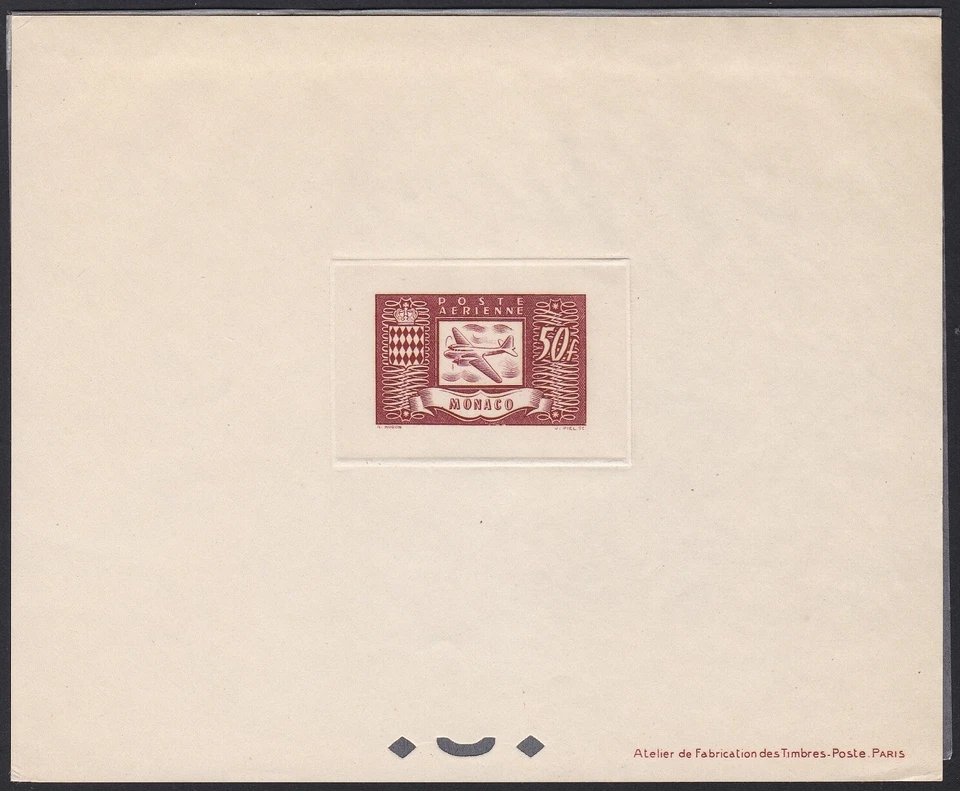 Monaco ScC11 Plane, Douglas DC-3, Coat of Arms, Deluxe Proof - Image 1 of 1