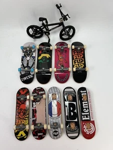 Tech Deck Skateboard Fingerboard LOT Element Enjoyer Toy Machine Flip BMX Bike - Picture 1 of 7