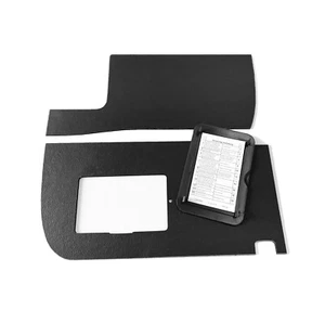 Satz Fussraum Verkleidungen SCHWARZ Sicherungsdeckel Mercedes SL SLC W107 R107 - Picture 1 of 6