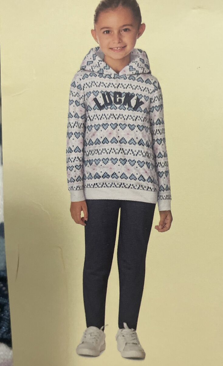 Lucky Brand Long Sleeve Blue Sweatshirts & Hoodies for Girls Lucky Brand Long Sleeve Blue Sweatshirts & Hoodies for Girls