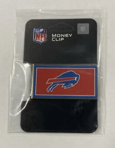 Buffalo Bills Football Team Color Logo NFL Steel Money Clip - Picture 1 of 2